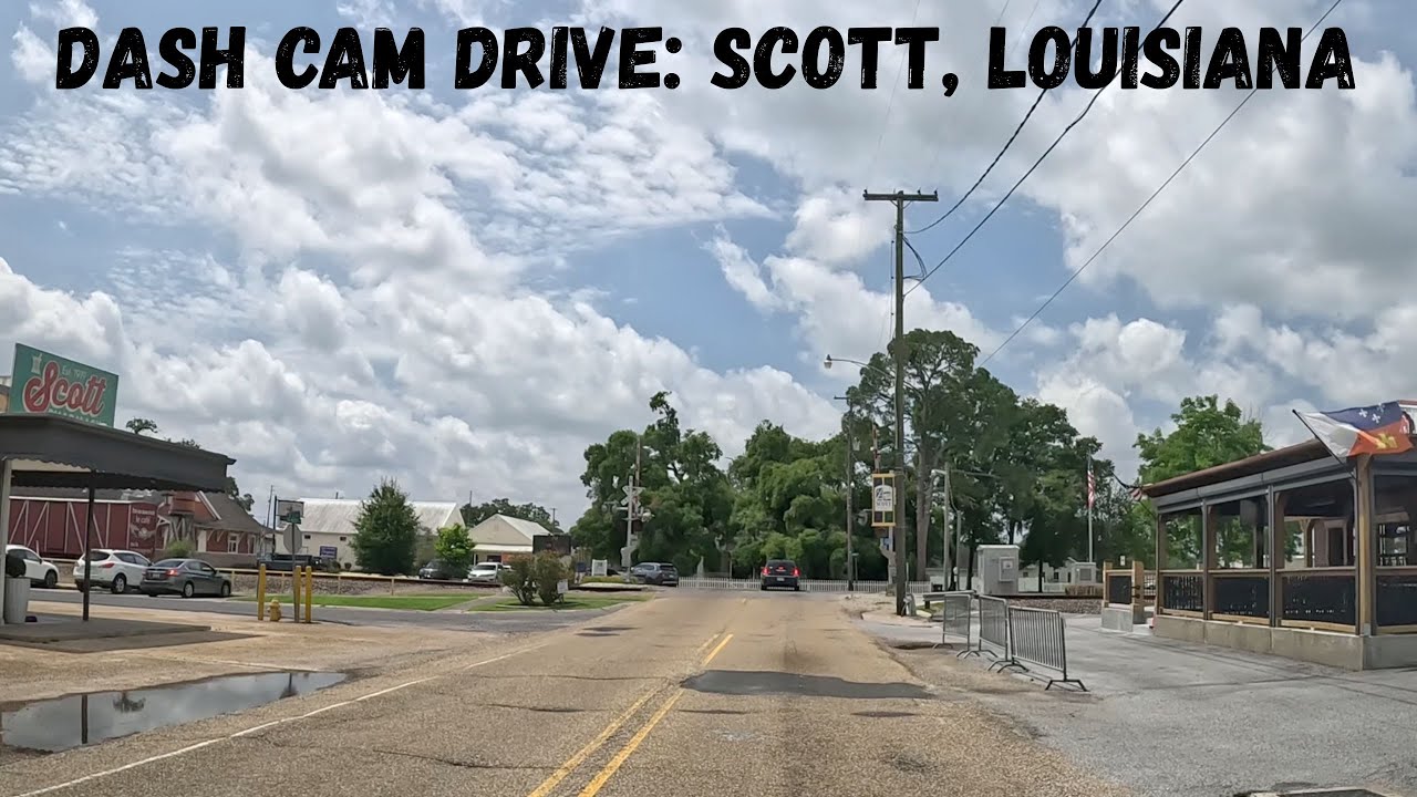 Dash Cam Drive: Exploring Scott, Louisiana
