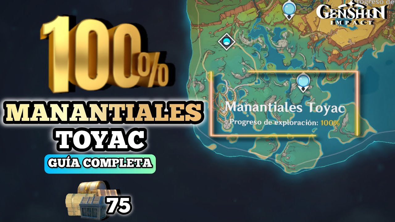MANANTIALES TOYAC 100% | Todos los cofres de NATLAN  | Genshin Impact 5.0 💥