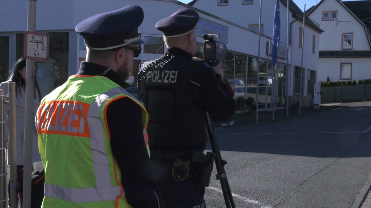 Geschwindigkeitskontrollen der Polizeidirektion Zwickau