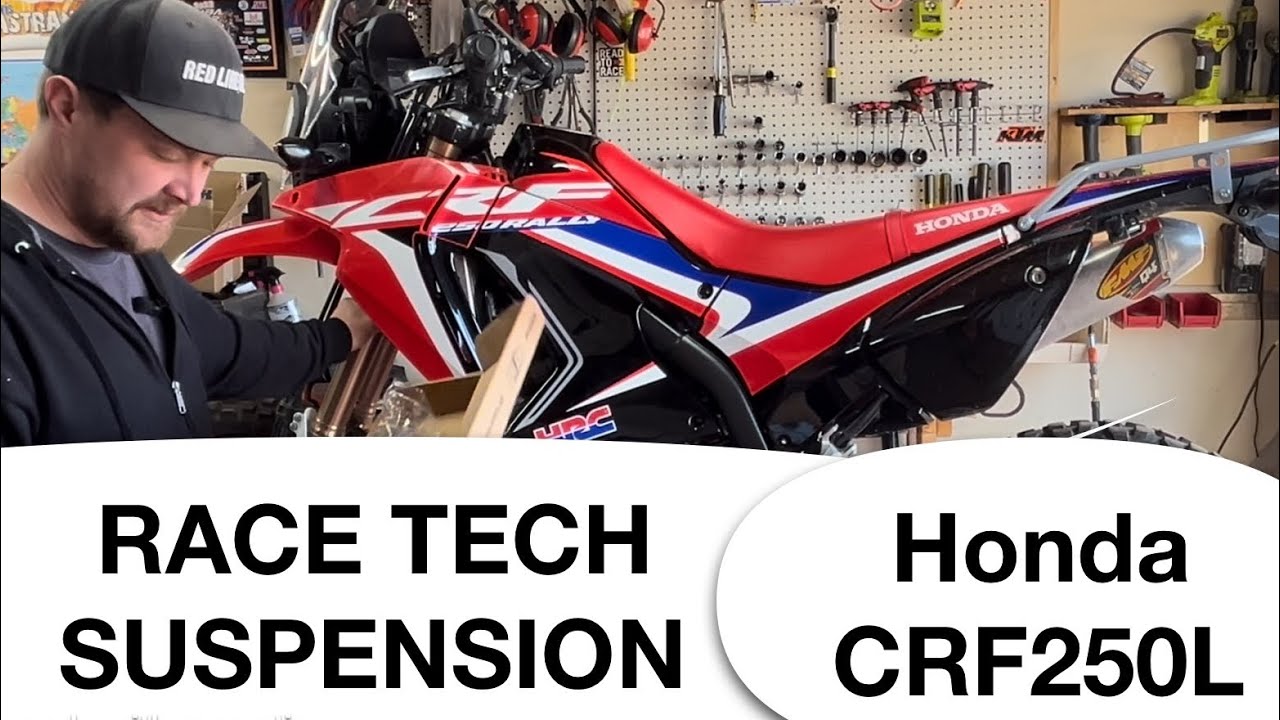 Race Tech Gold Valve G3S Shock Review + Test ride #motorcycle #dirtbike #crf250l #crf300L #rally
