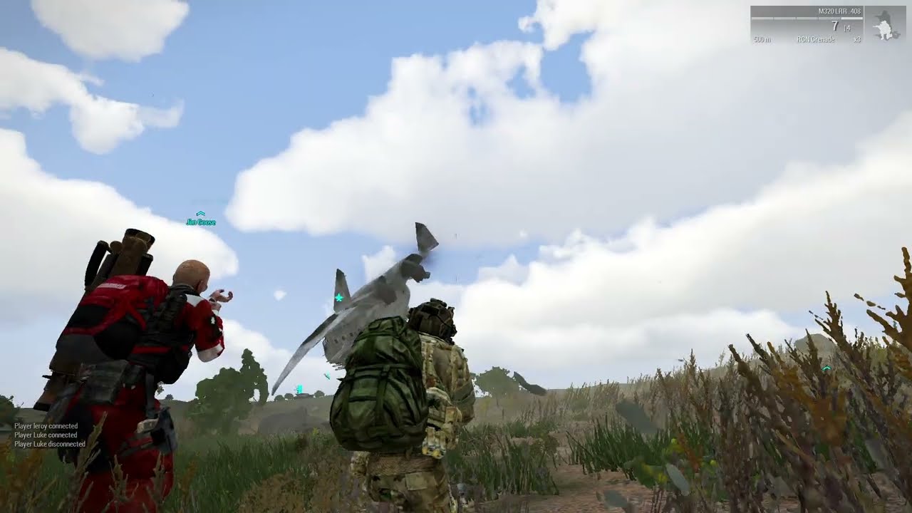 2026 January 25th: Arma 3, 420th Delta (Public Co-op Server) Gameplay + @madddness recorded his view
