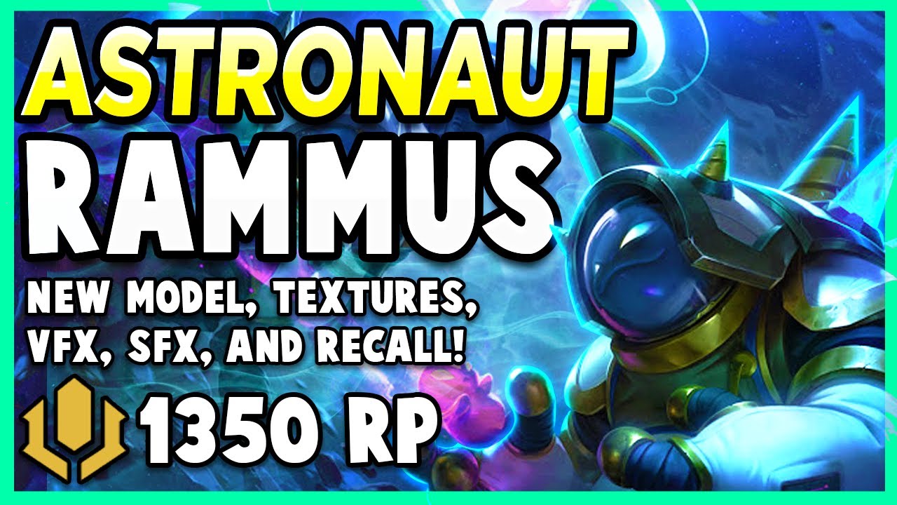 *NEW* ASTRONAUT RAMMUS IS A PAY TO WIN SKIN?!? RIOT WHY??? - League of Legends PBE Gameplay
