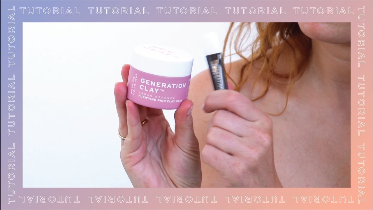 GENERATION CLAY  Purifying Pink Clay Mask 60g | HOW TO