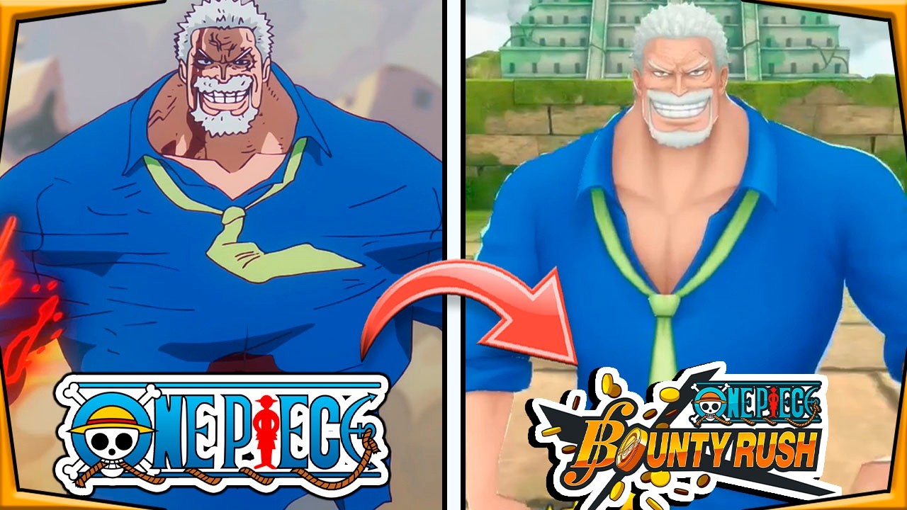 GARP【EXTREME】| One Piece Anime vs One Piece Bounty Rush Comparison