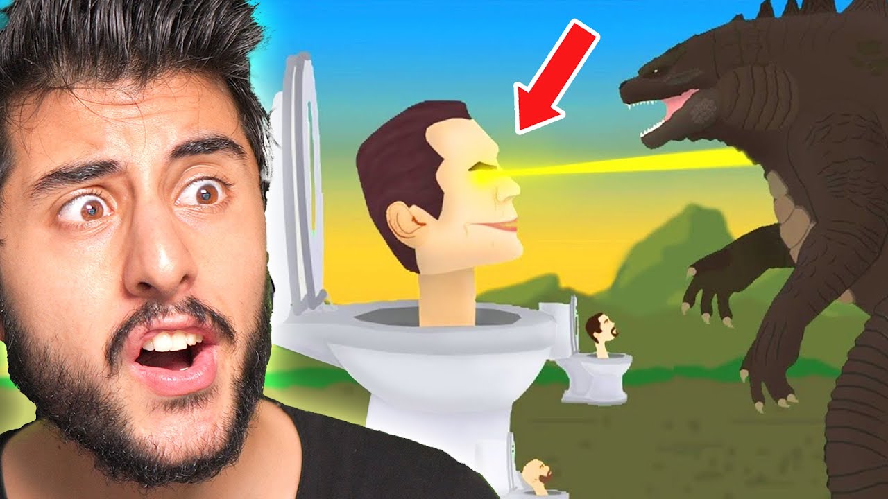 Skibidi Toilet VS Godzilla!! (Bu kapışma şako mu?)