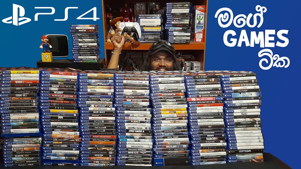 Playstation 4 - මගේ games ටික