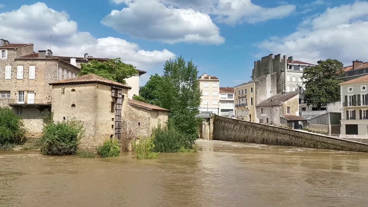D&eacute;crue Midouze - Mont de Marsan Landes 🇨🇵 - 16 mai 2020 🙏