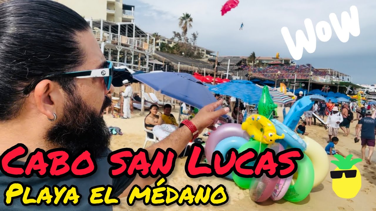 Así la situación en Cabo San Lucas Playa el Medano
