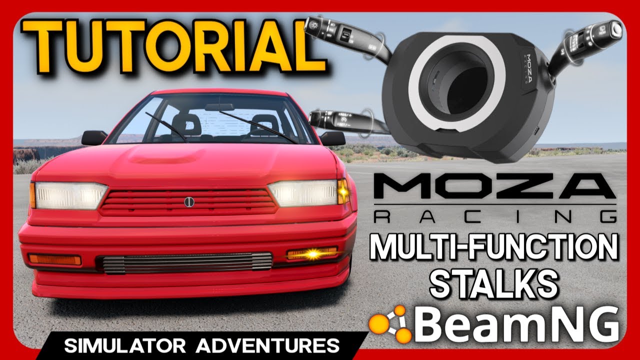 MOZA Indicator Stalks: MUST BUY for BeamNG! (TUTORIAL)