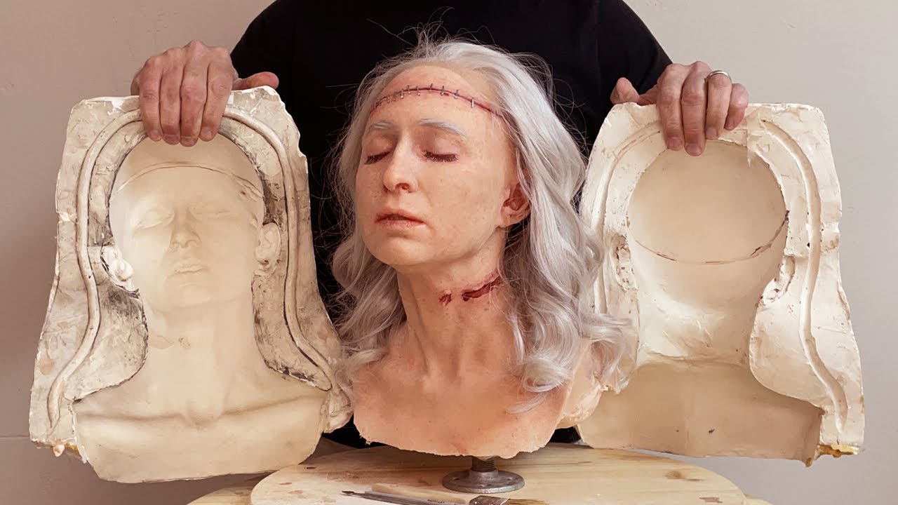 Casting A Silicone Bust With A Flexible Foam Core