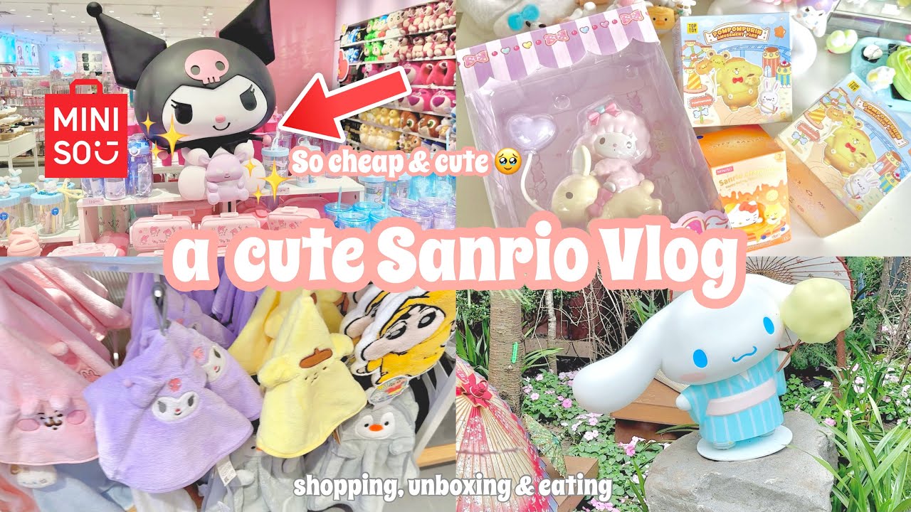 Ура, уютный медленный влог от Sanrio! 🙆🏻&zwj;♀️🩷✨ Мой март был милым (2026) Открывайте со мной слепые...