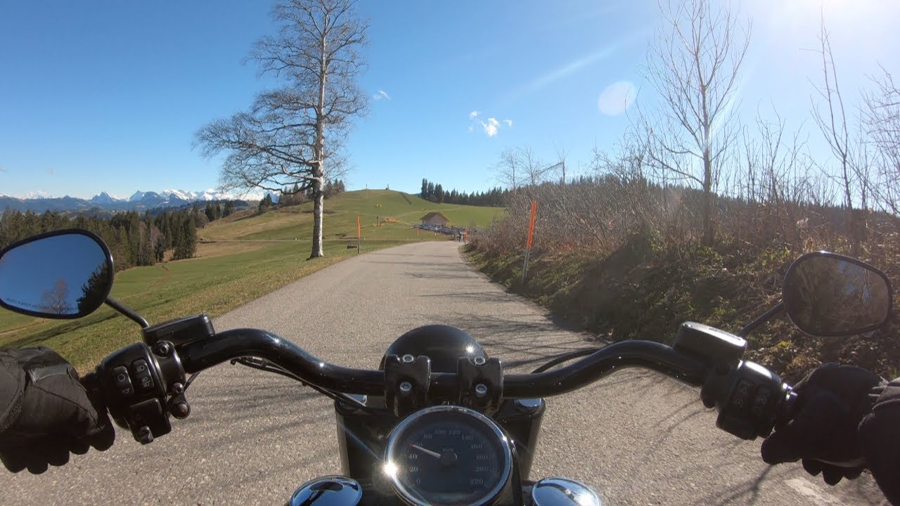 Harley Davidson Fatboy S Rideout to Raten | Pure Exhaust Sound [4K]