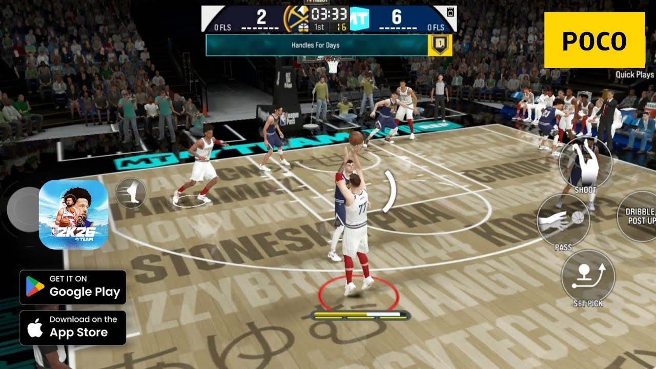 NBA 2K26 MyTEAM MOBILE GAMEPLAY | Ultra Graphics 90FPS (Android/iOS) | Poco F7 Ultra