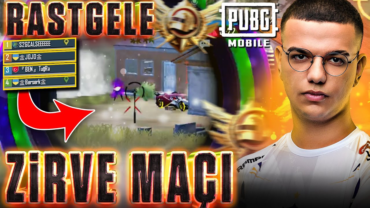 RASTGELE EŞLEŞME İLE ZİRVE RANK GİRDİM!! | PUBG Mobile