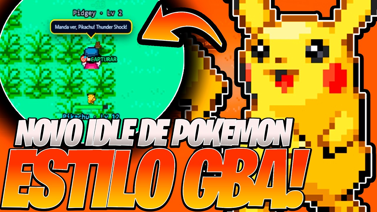 NOVO IDLE POKE FRONTIER!🤯🔥BETA ABERTO! JOGO DE POKEMON PARA NAVEGADOR 2026 MOBILE E PC!