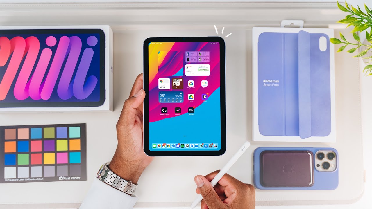 iPad Mini 6 [aesthetic/chill unboxing 📦]  Note-Taking + Accessories