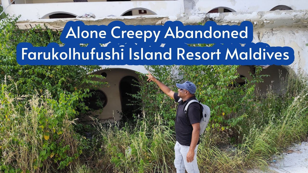 Alone Creepy Abandoned Resort Before Club Med Farukolhufushi  Maldives.
