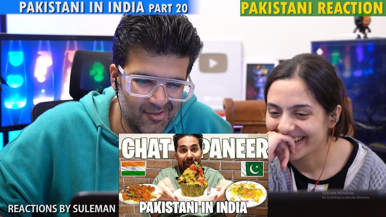 Pakistani Couple Reacts To Best Katori Chaat & Paneer 65 | Pakistani In India | Indian Street Food