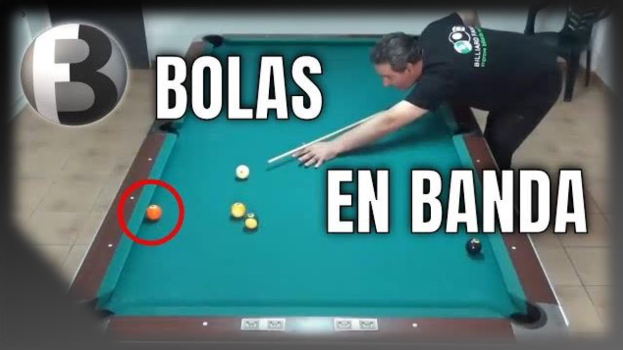 Cómo Atacar Bolas en el Riel en Billar Pool | Billiards Shots Tutorial