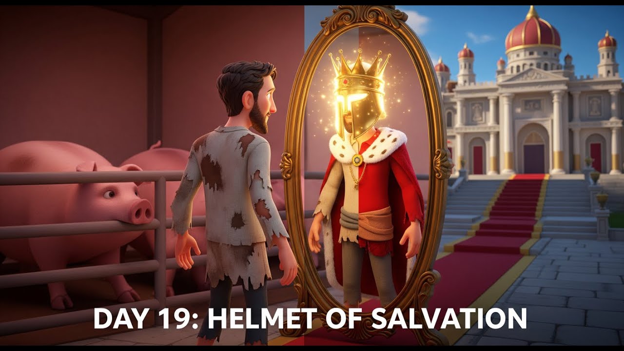 The Helmet of Salvation! ⛑️ (Armor of God) | Giant Sparkles TV Devotional | Day 19