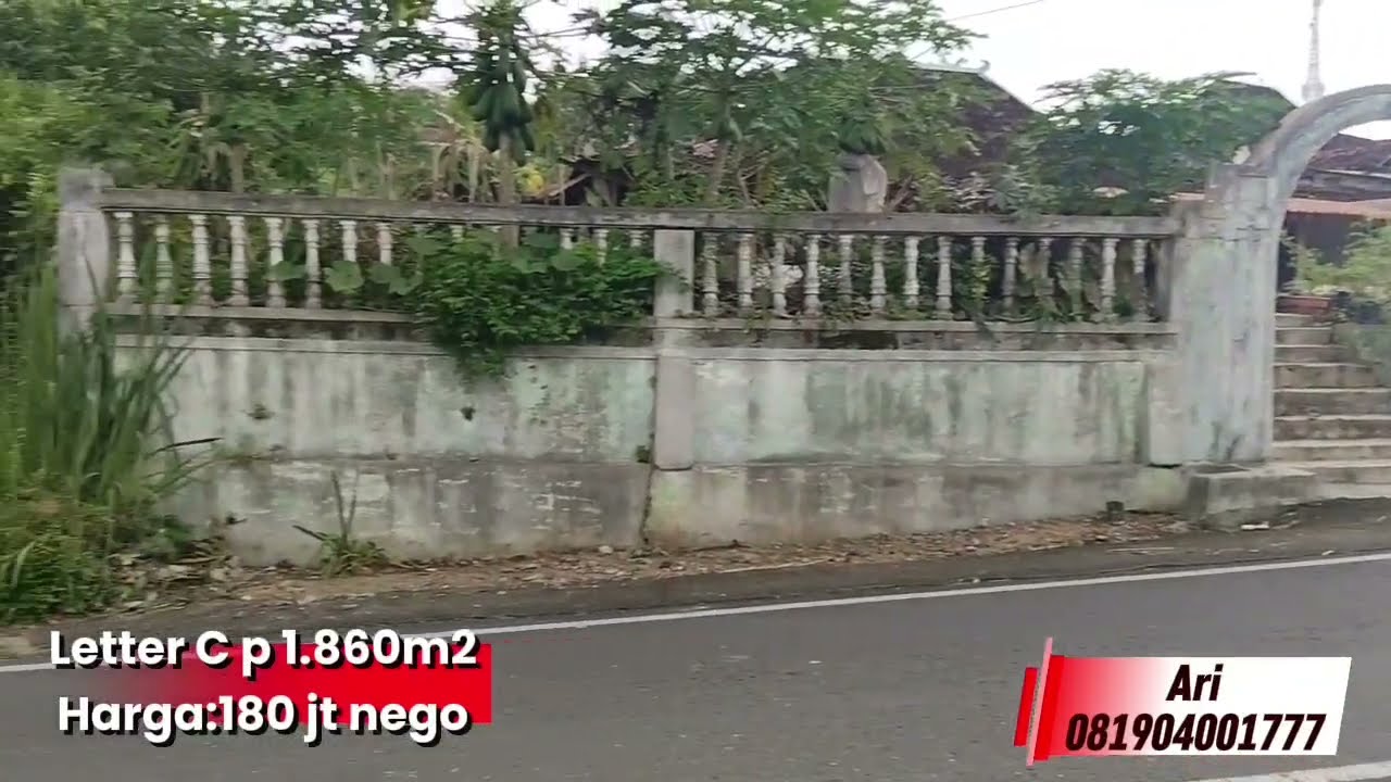 Tanah pekarangan berview Bagus harga super alus