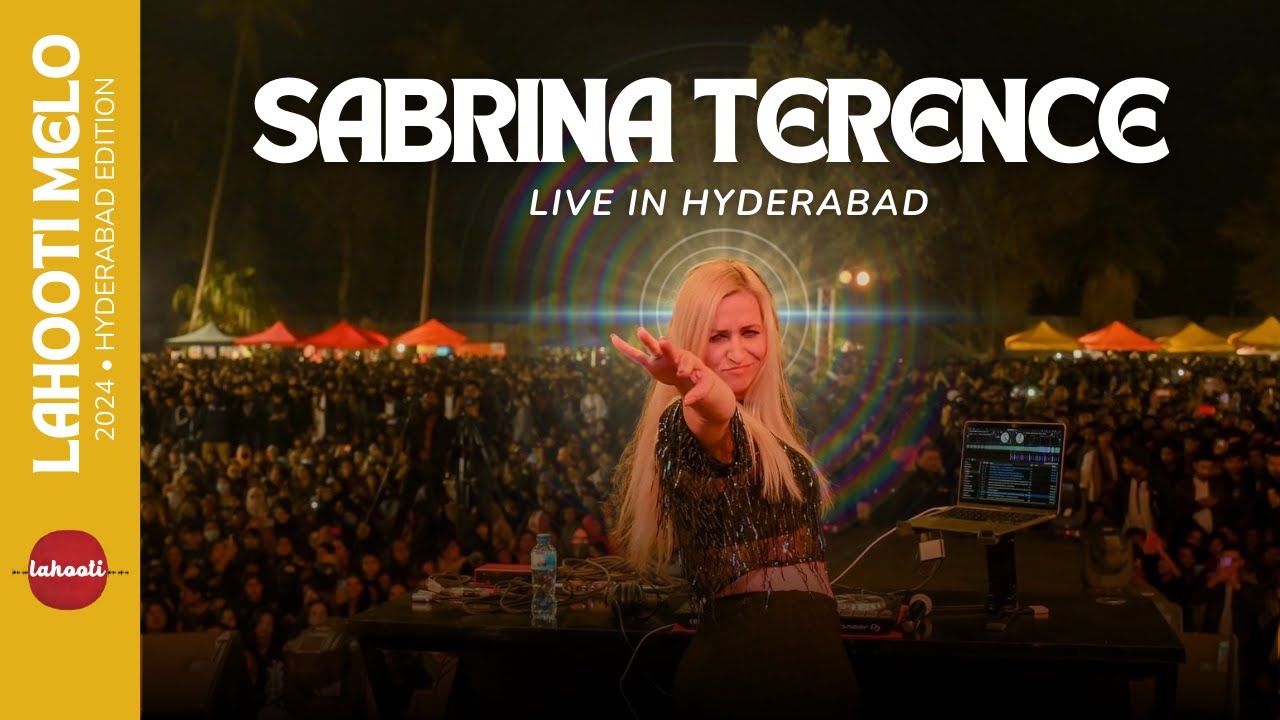 Sabrina Terence Drops Dhamaka Beats in Hyderabad | Live DJ Set | Lahooti Melo 2024