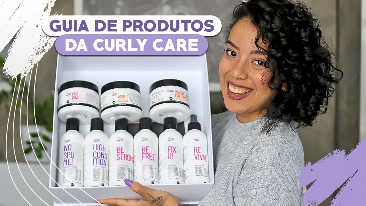 GUIA CURLY CARE - RESENHA DE TODOS OS PRODUTOS DA MARCA - Tamires Maia