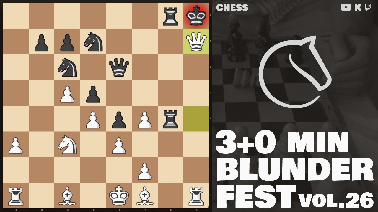 🔥 BLUNDER FEST Vol. 26 | 3-Min Blitz Chaos LIVE