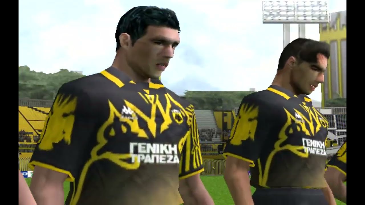 PES 6 Absolute Greek patch 90s AEK Athens vs AE Messologhi