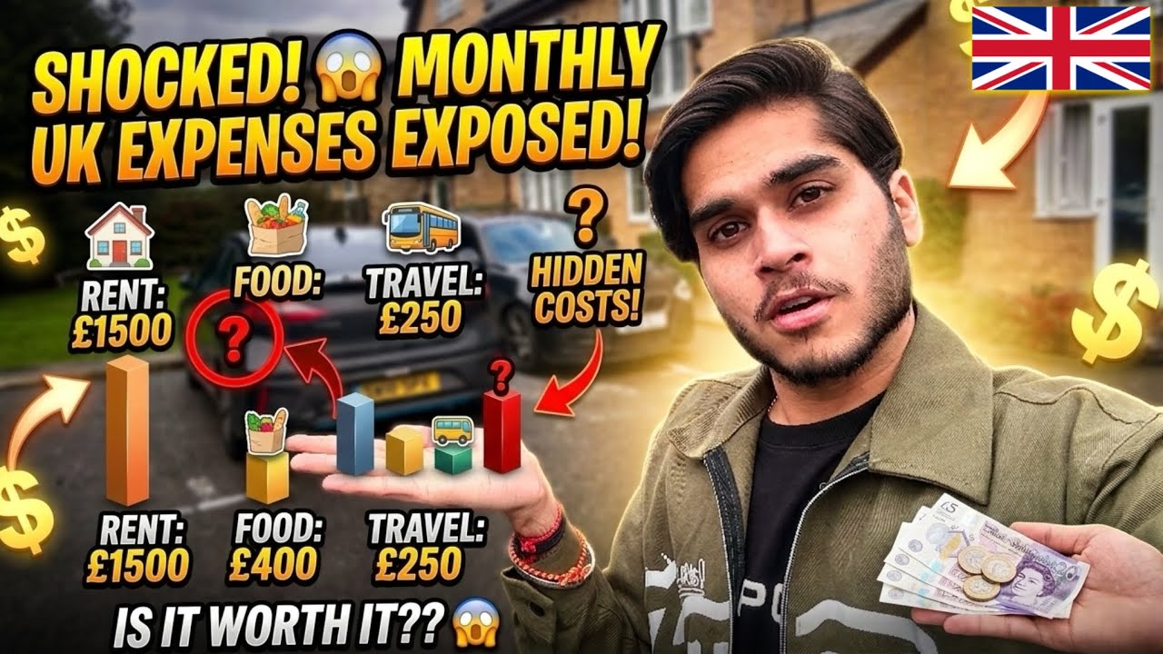 🇬🇧My Monthly Expenses in UK || Nikhil Vlog UK ||