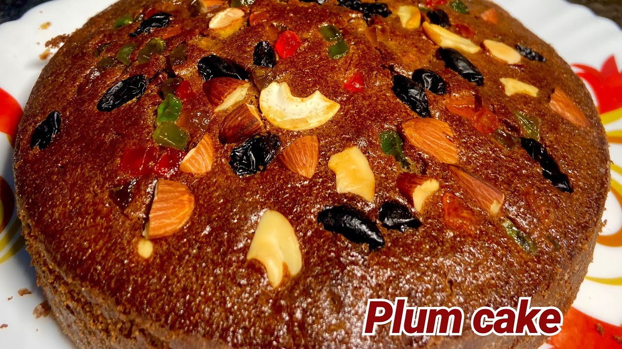 பிளம் கேக் இனி வீட்டில் ஈசியா செய்வது எப்படி / Plum Cake Recipe In Tamil/ Christmas Cake recipe