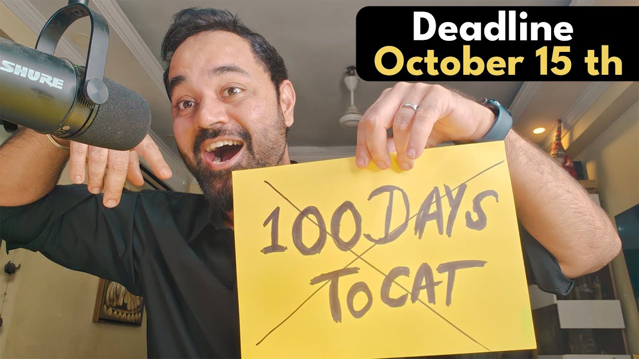 CAT 2023 Daily Schedule for CAT exam Preparation | CAT Prep from August | 3 months to CAT exam