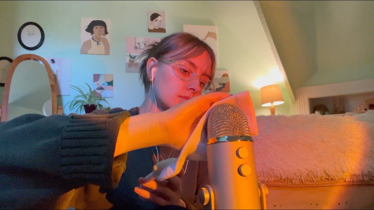 asmr bare mic gripping, scratching, etc (feat sock, guitar picks, + more)
