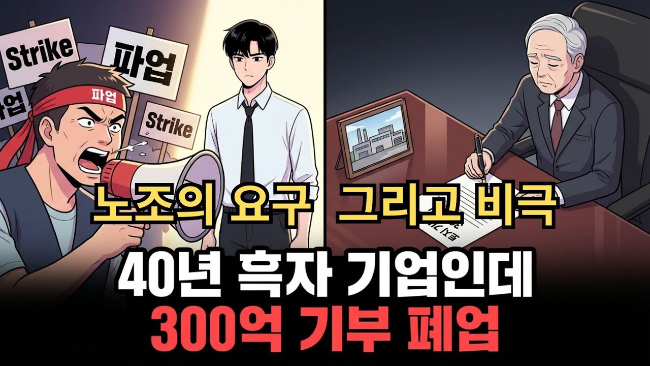 40년 흑자 기업 회장이 '노조 때문에' 폐업 결심한 진짜 이유