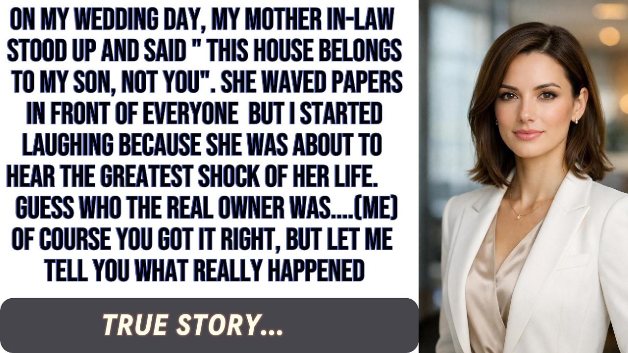 On My Wedding Day, My Mother In-Law Laughed Me Saying The House Is Not Mine #storytime #revengestory