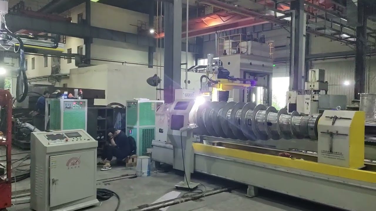 PTA Spiral Hardfacing Process | Plasma Transferred Arc Hardfacing on Cylindrical Shaft