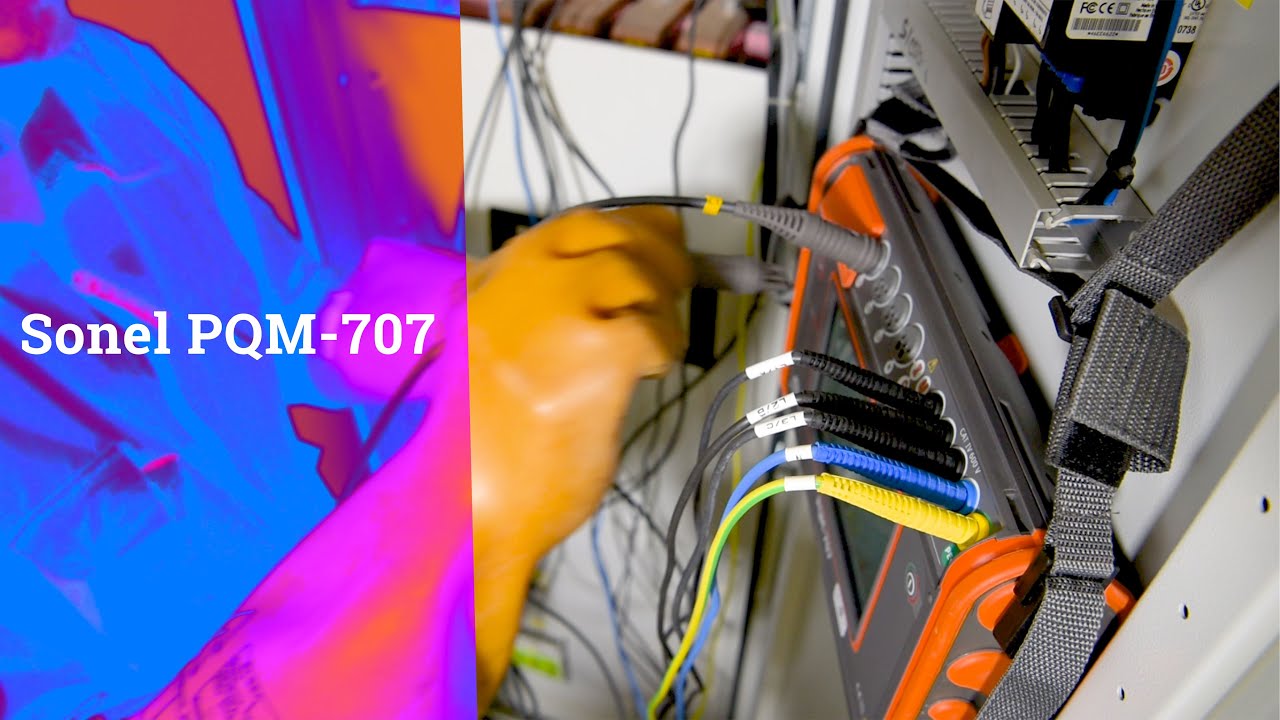 Sonel PQM-707: conexión del analizador y grabación de calidad de energía (activar subtítulos)