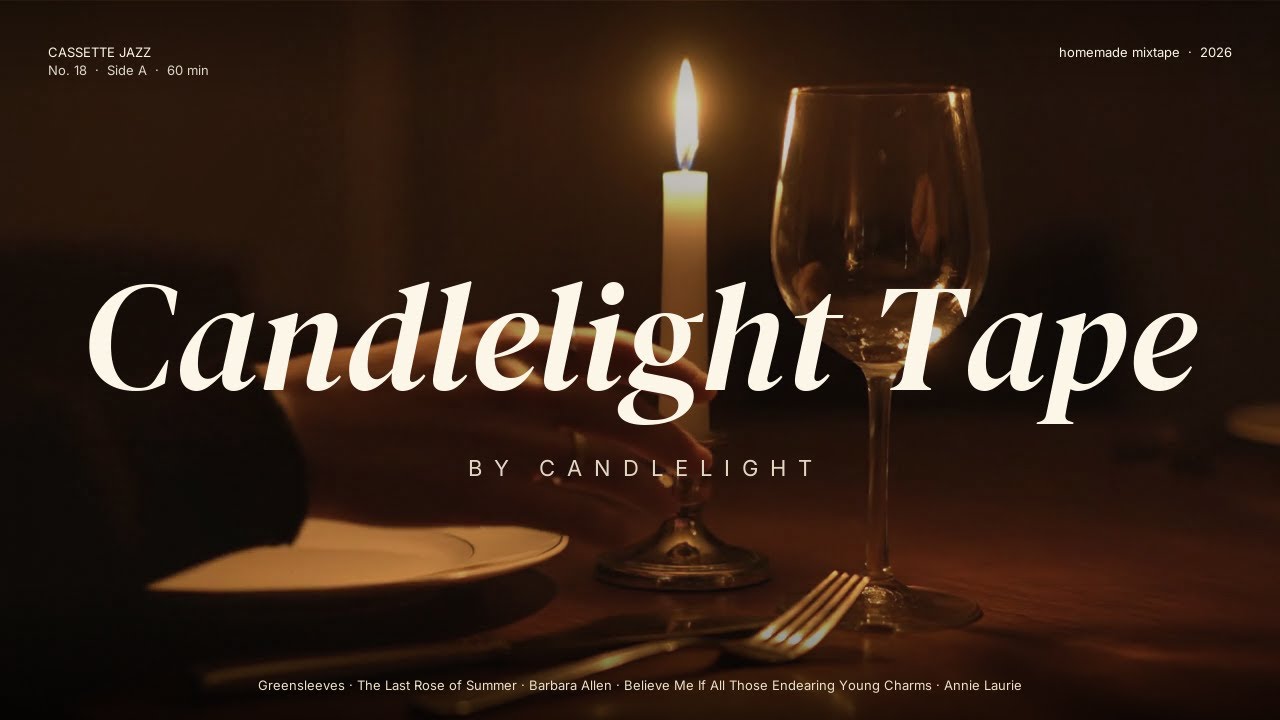 Candlelight Tape 🕯️ ( ˘ &sup3;˘)&hearts; | 촛불 저녁 식탁과 와인바의 재즈 | 2시간 촛불 재즈