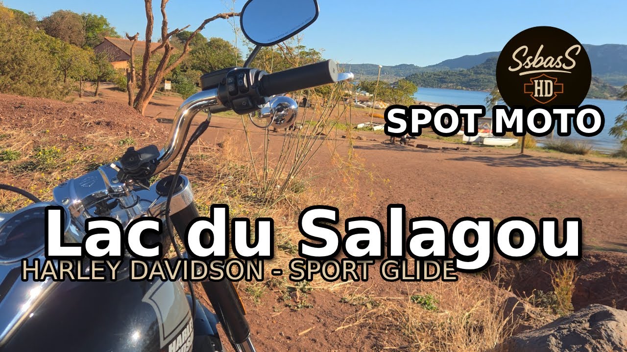 Harley Davidson Sport Glide - Lac du Salagou