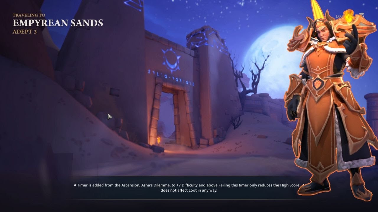 Empyrean Sands (Timed) | Adept 3 | Ardeos | Fellowship | No Comms