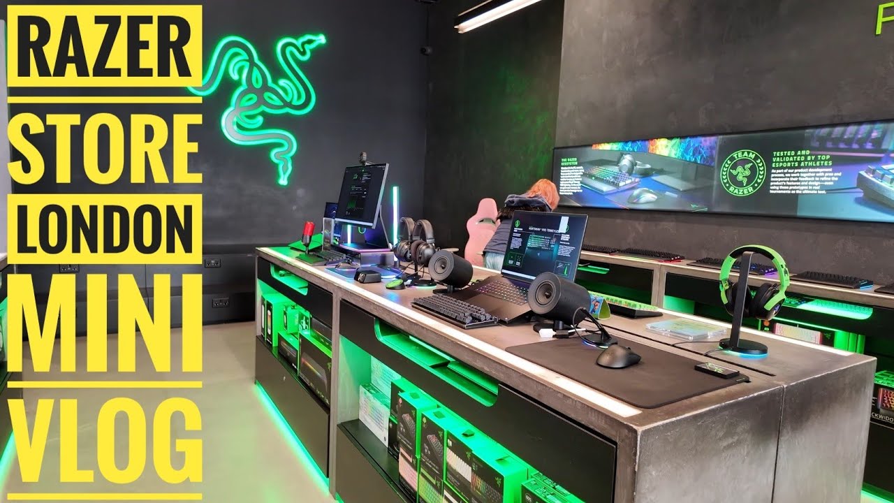 Razer Store London Mini Vlog | #Razerblade16 Quick Look