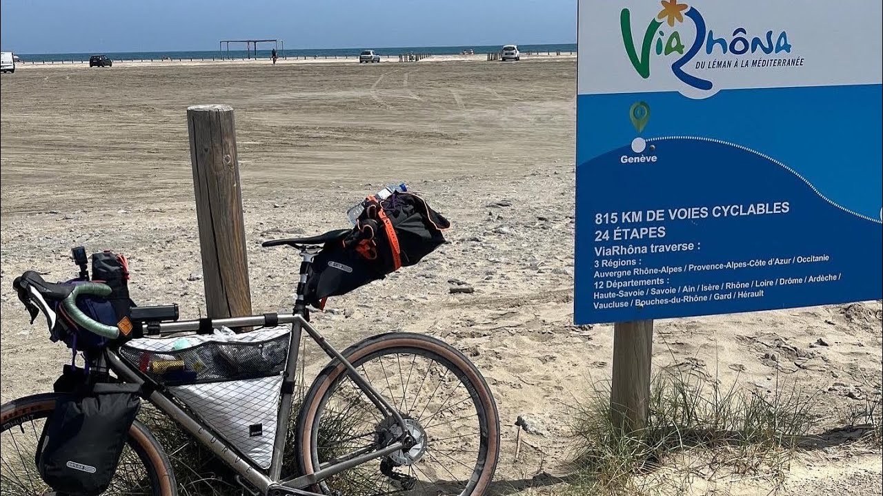 Awesome Bikepacking Tour on the Via Rhona in France.