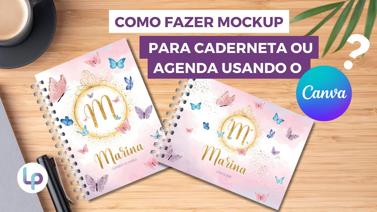 Como fazer mockup de uma caderneta ou agenda? [ARQUIVO GRÁTIS]