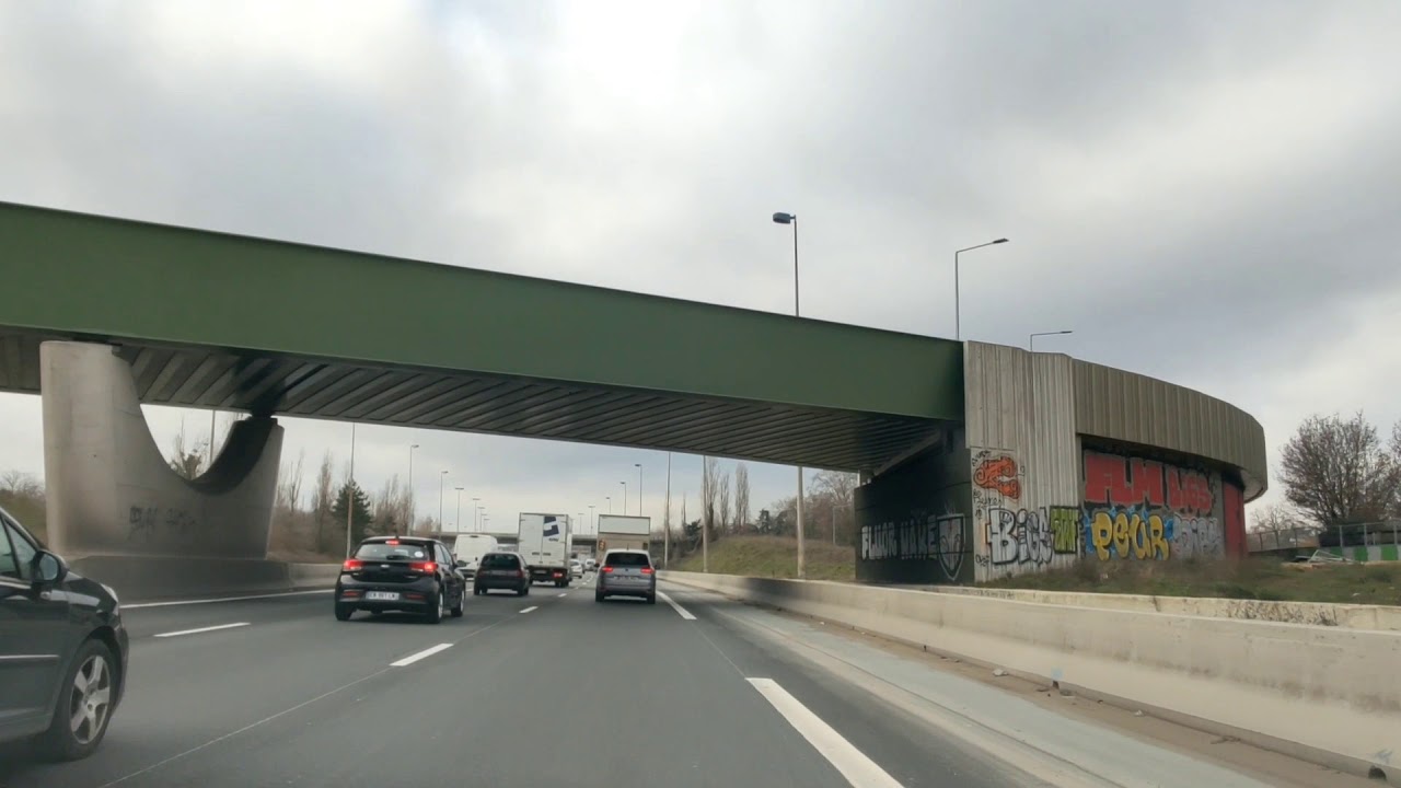 #Driving in France autoroute A4 et autoroute A86#vlog55