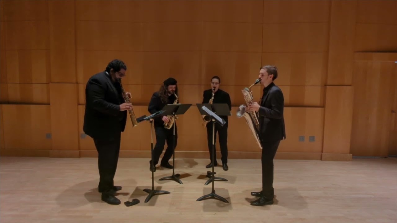 [Classical Saxophone Performance] Quartet for Saxophone (live) - Aldemaro Romero