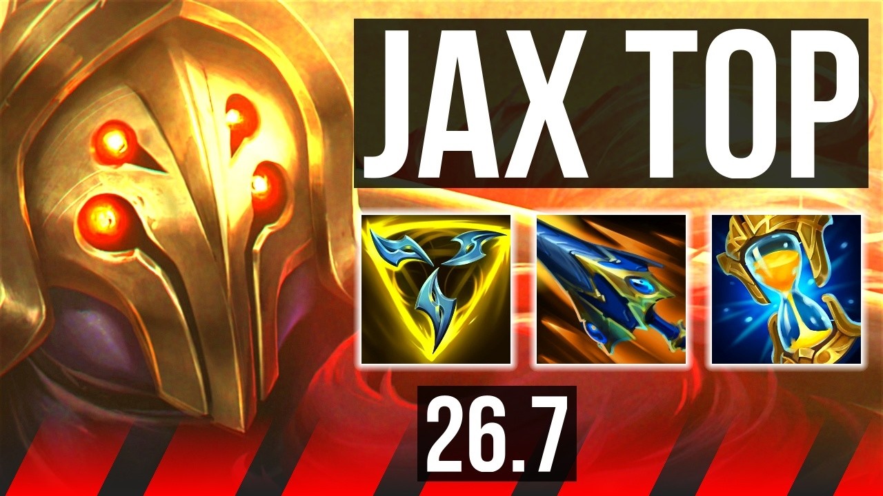 JAX vs ZAAHEN (TOP) | Good KDA: 12/1/4 | EUW Master | 26.7