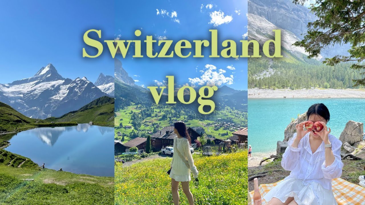 [vlog] 7월 스위스🇨🇭| 내 인생 최고의 여름이었ㄸr..⭐️