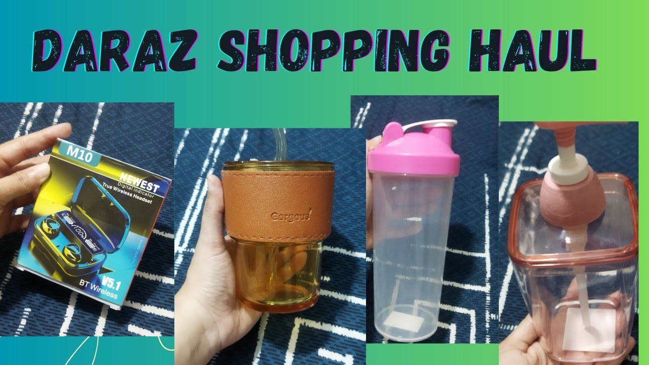daraz shopping haul //daraz online store //my first shopping in daraz
