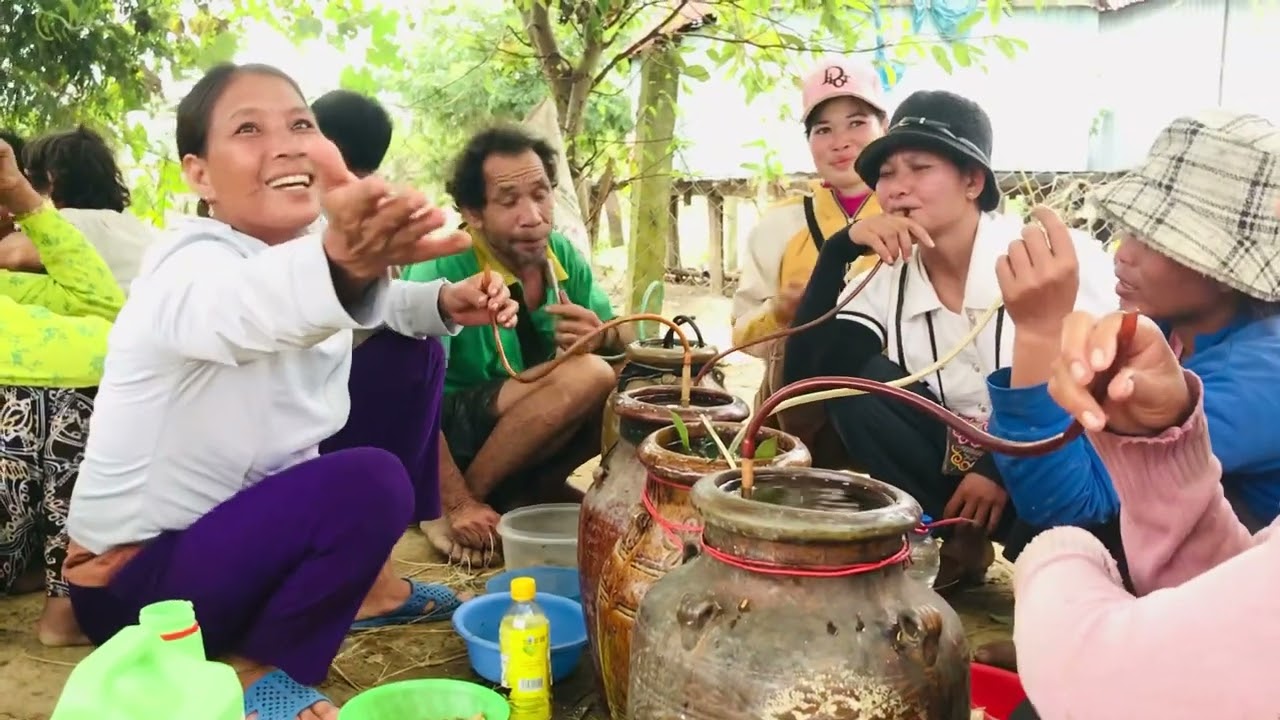 Uống rượu nhá bố mẹ ở làng a chồng 