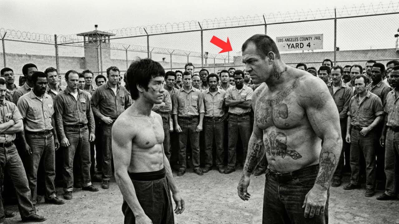 Der Neue Gefangene Entpuppt Sich Als Bruce Lee Und Trifft Auf Gefängnis Schläger In Kampf Auf Leben